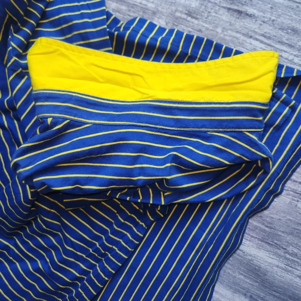 Polo Golf Ralph Lauren Vintage‎ Lisle Striped Golf Polo Shirt - Men's Large